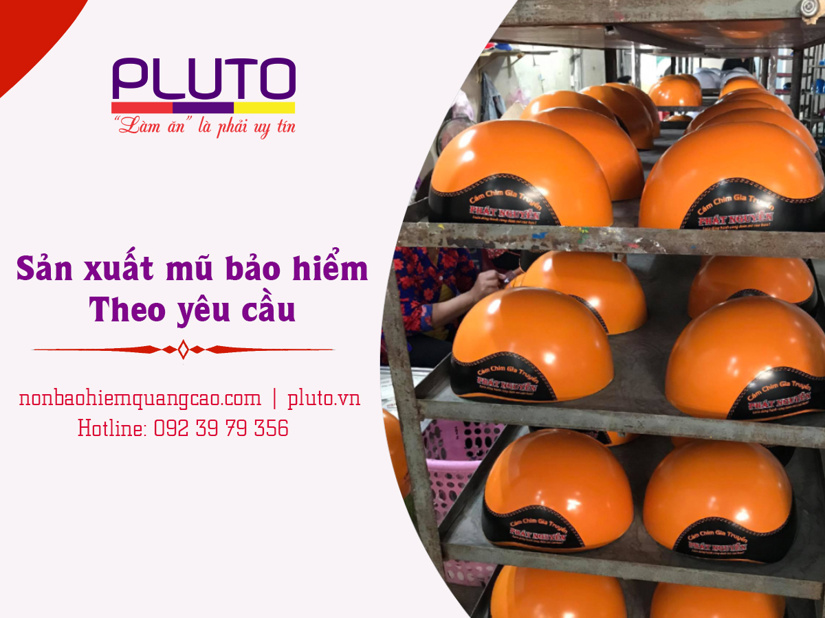 Đặt nón bảo hiểm in logo theo yêu cầu ở đâu chất lượng 6 Đặt nón bảo hiểm in logo theo yêu cầu
