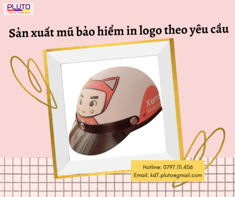 Bật mí bí mật của 1 chiếc mũ bảo hiểm in logo 7 Bật mí bí mật chiếc mũ bảo hiểm in logo